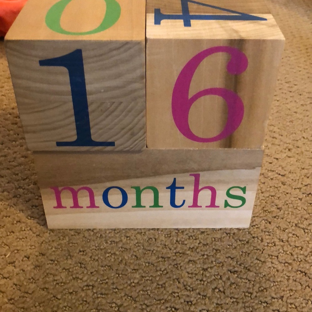 Baby blocks, Milestones blocks